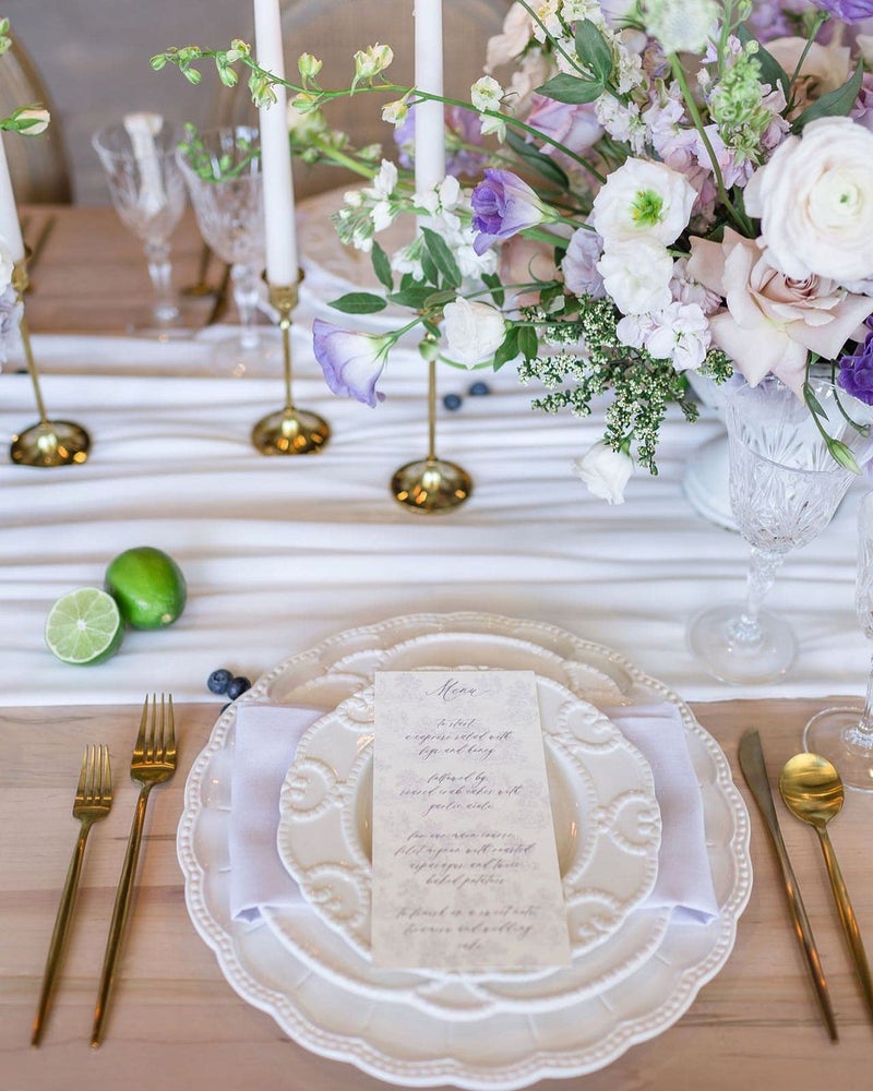 QueenDream 5 Pieces 10Ft Spring Table Runner White Chiffon Table Runners Sheer Wedding Arch Overlay Fabric for Birthday Bridal Party Decorations - Image 4